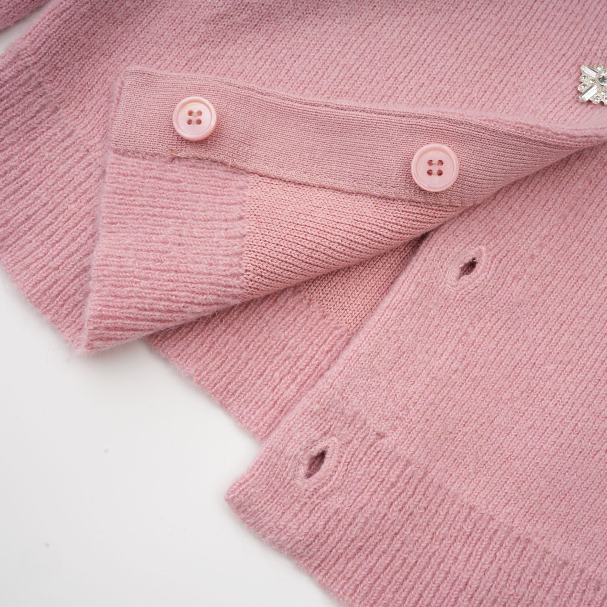 Renée pink embellished jacket & skirt matching set