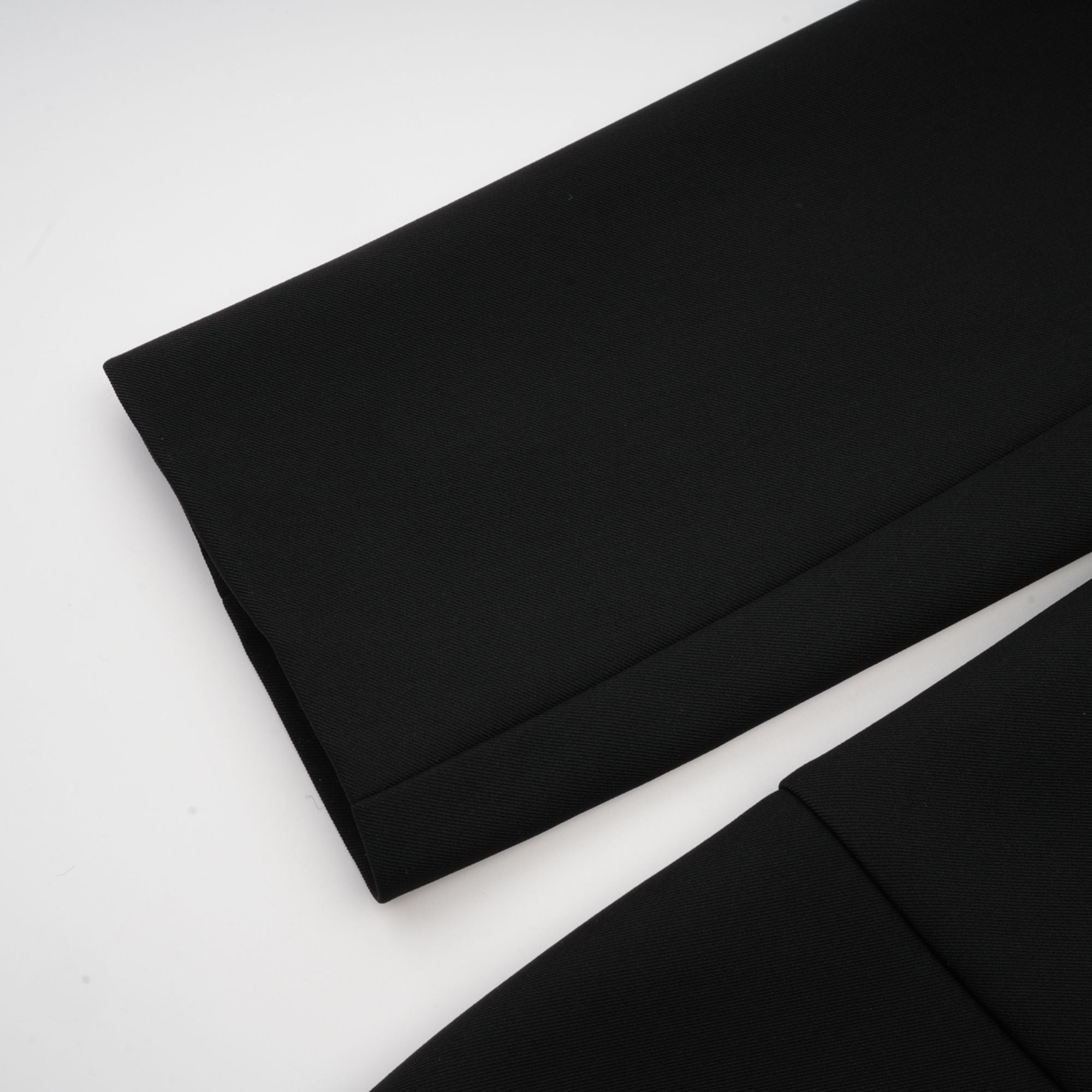 Aurore black single-breasted blazer dress