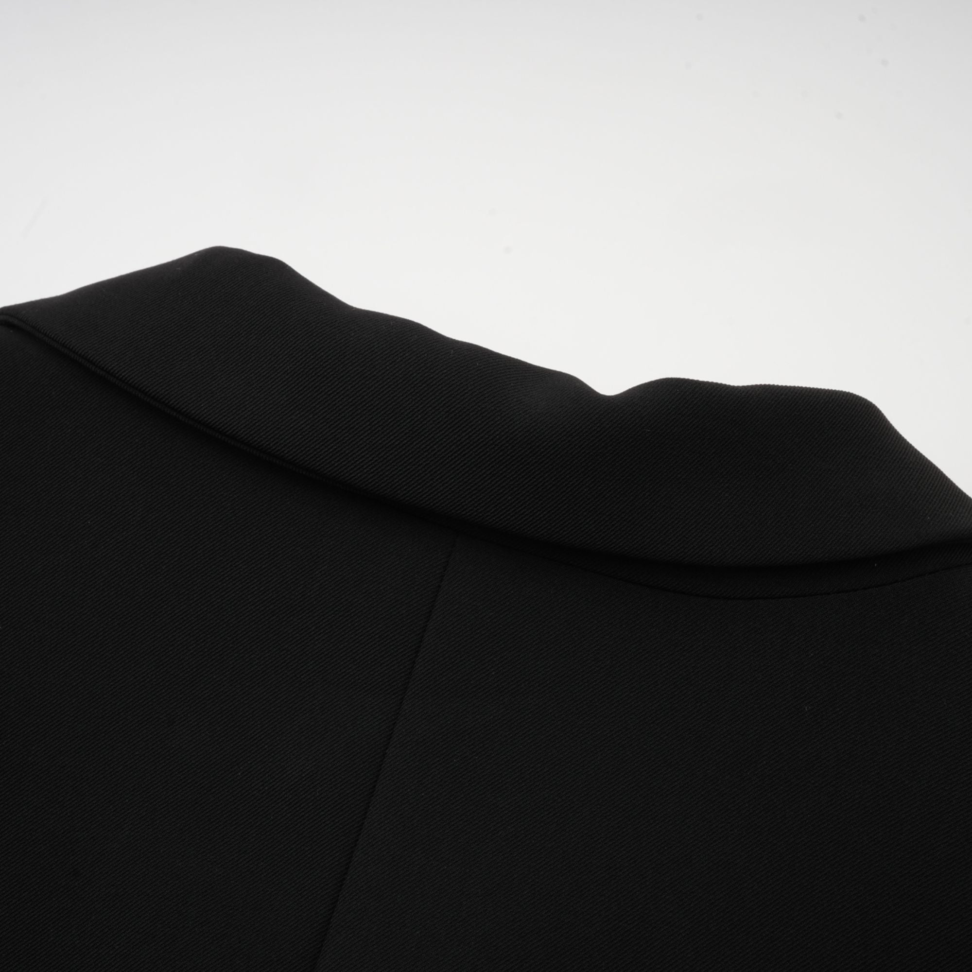 Aurore black single-breasted blazer dress