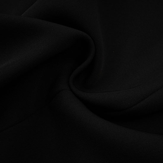 Aurore black single-breasted blazer dress