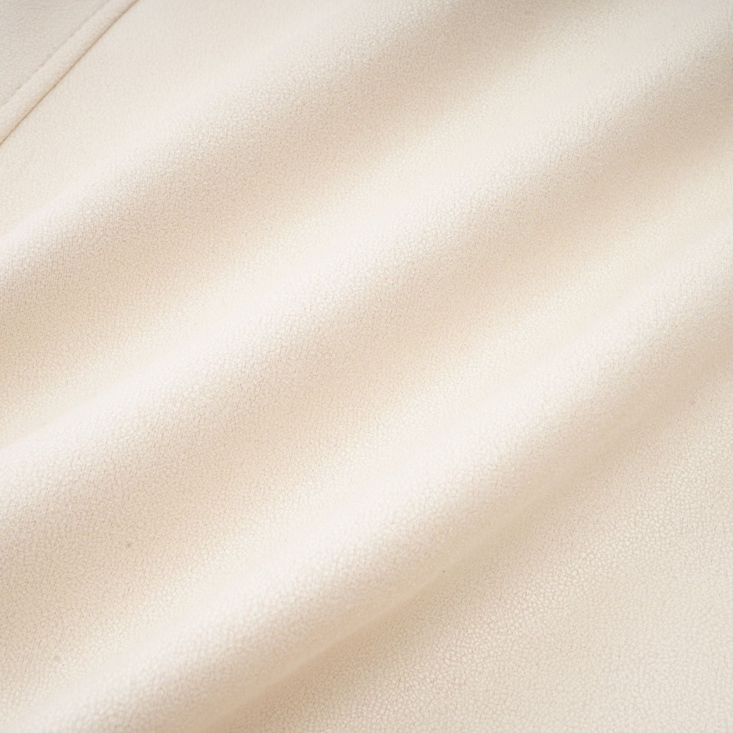 Cécile white suede fur padded short coat