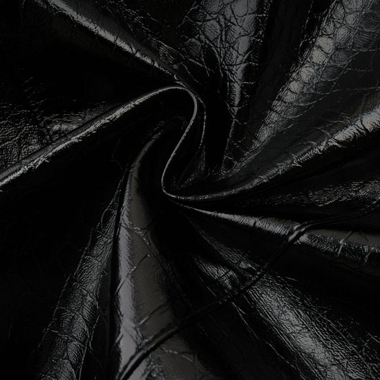 Élodie black cinched-waist leather jacket