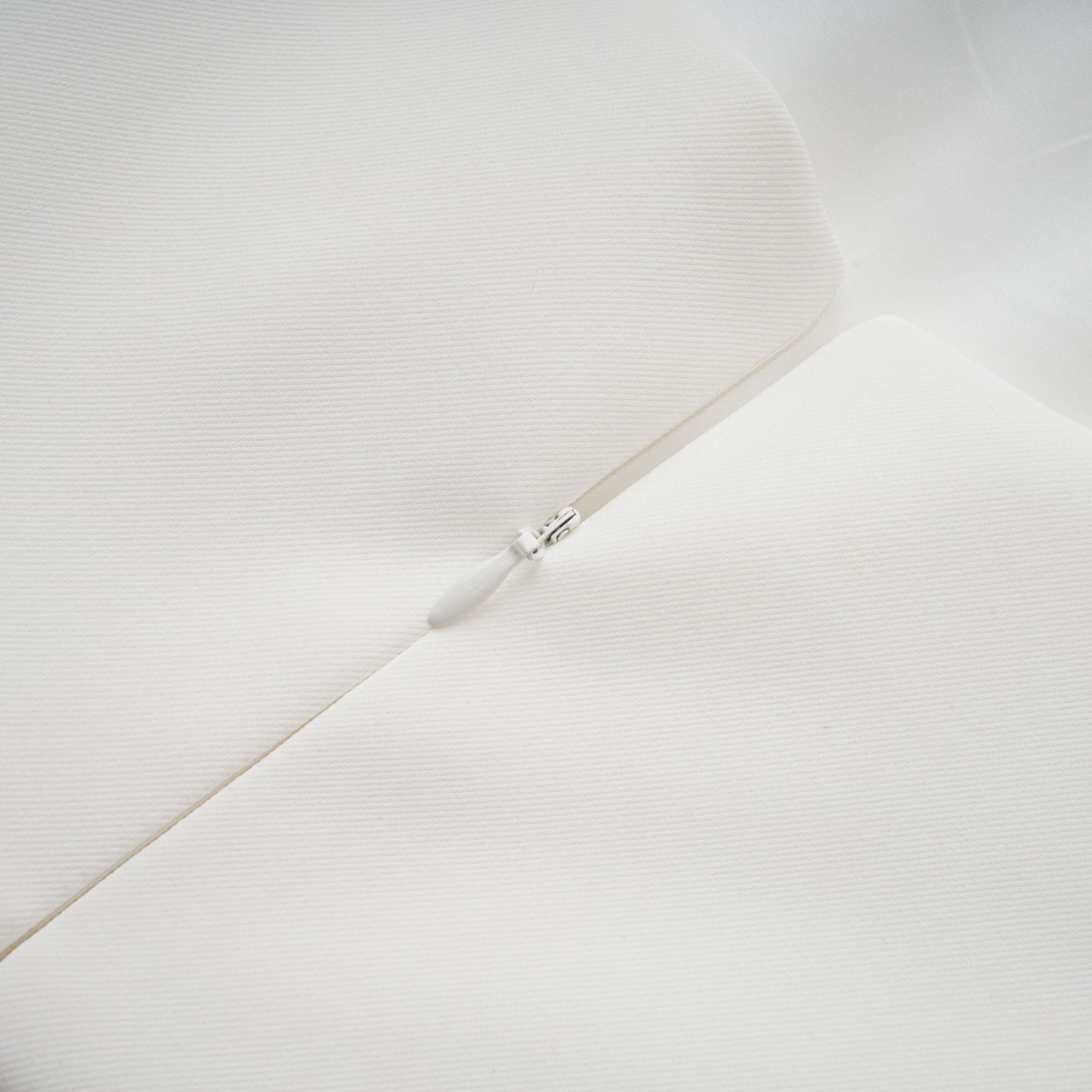 Irène White Off-Shoulder Sequin Floral Embroidered Mini Dress