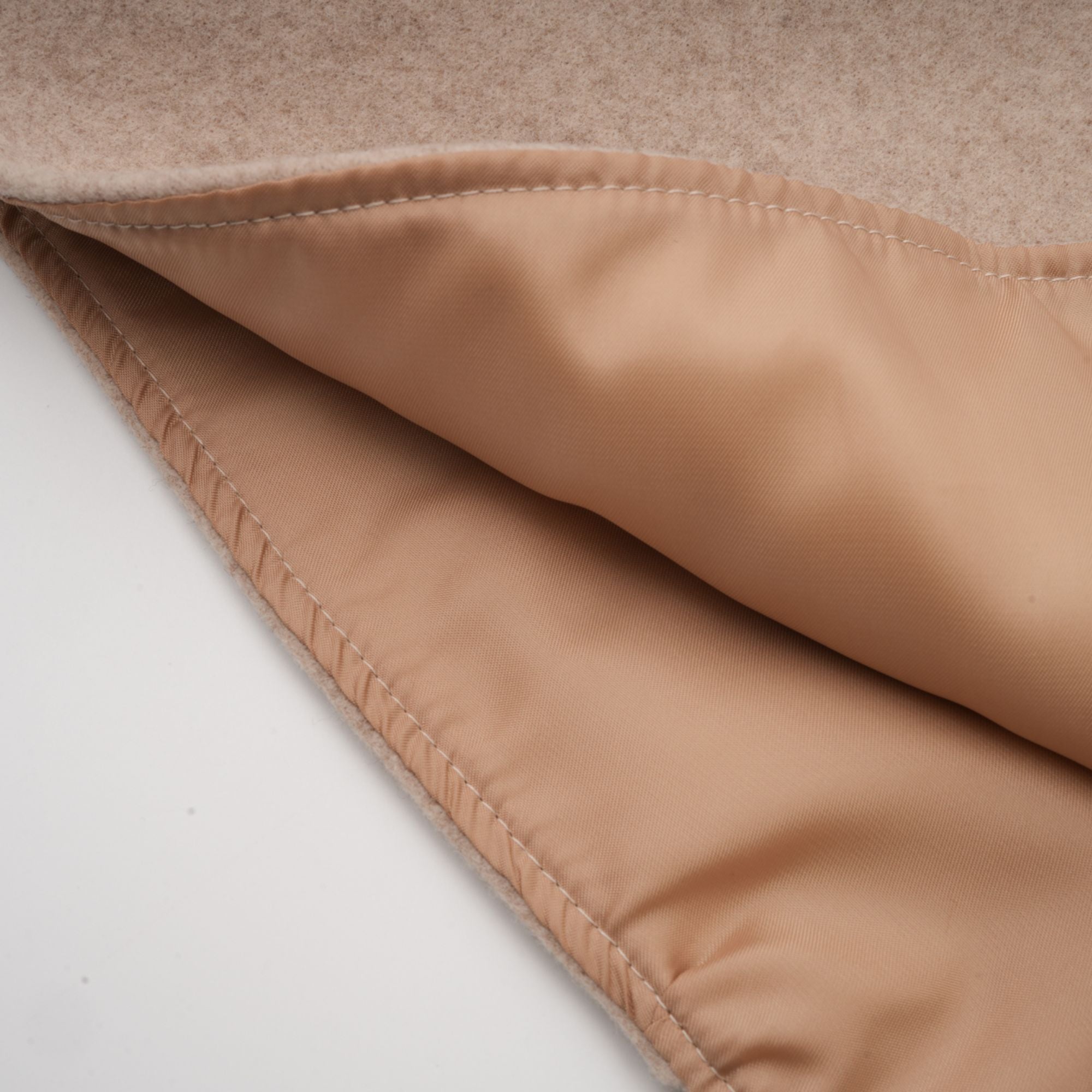 Rosella detachable-cape faux-fur coat