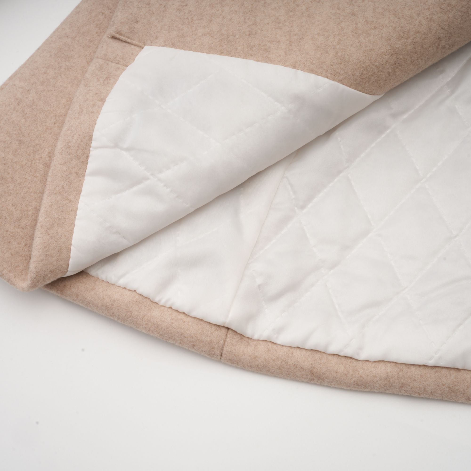 Rosella detachable-cape faux-fur coat