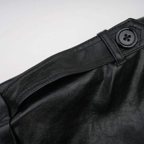 Virginie quilted cropped leather jacket