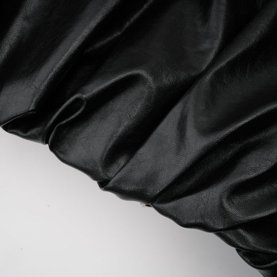 Virginie quilted cropped leather jacket