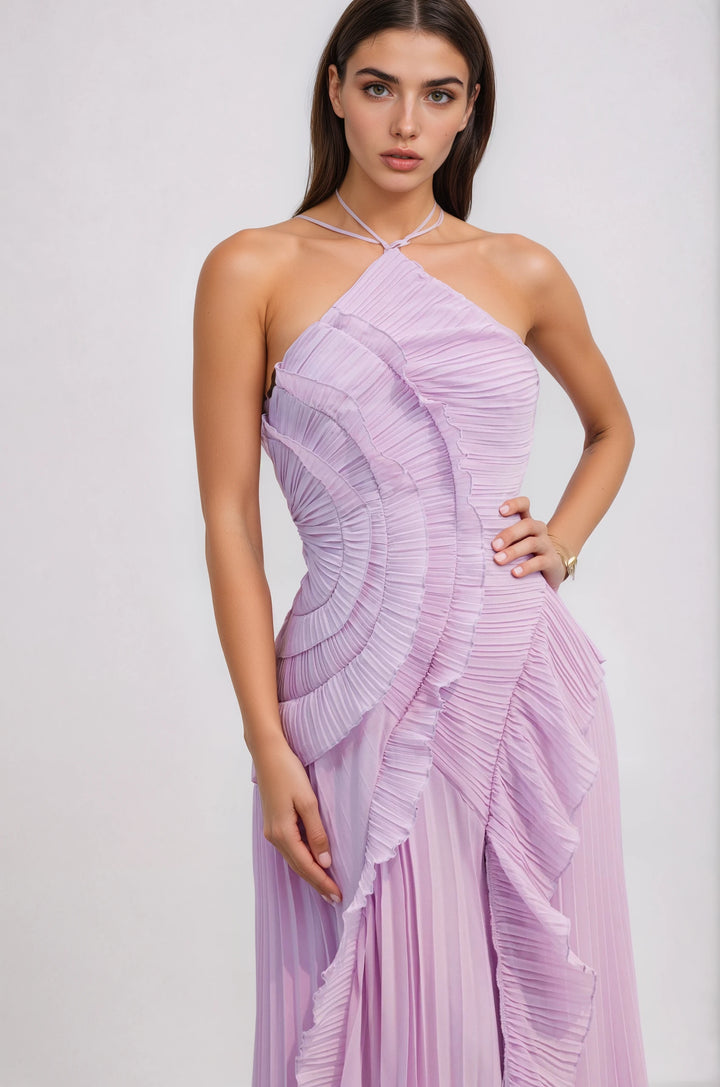 Breeze Ruffled Pleated - Purple