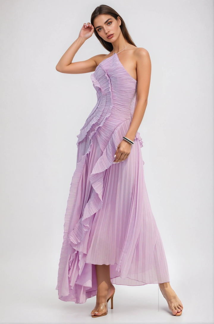 Breeze Ruffled Pleated - Purple