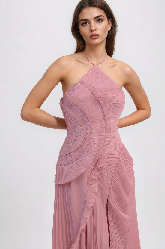 Breeze Ruffled Pleated - Pink