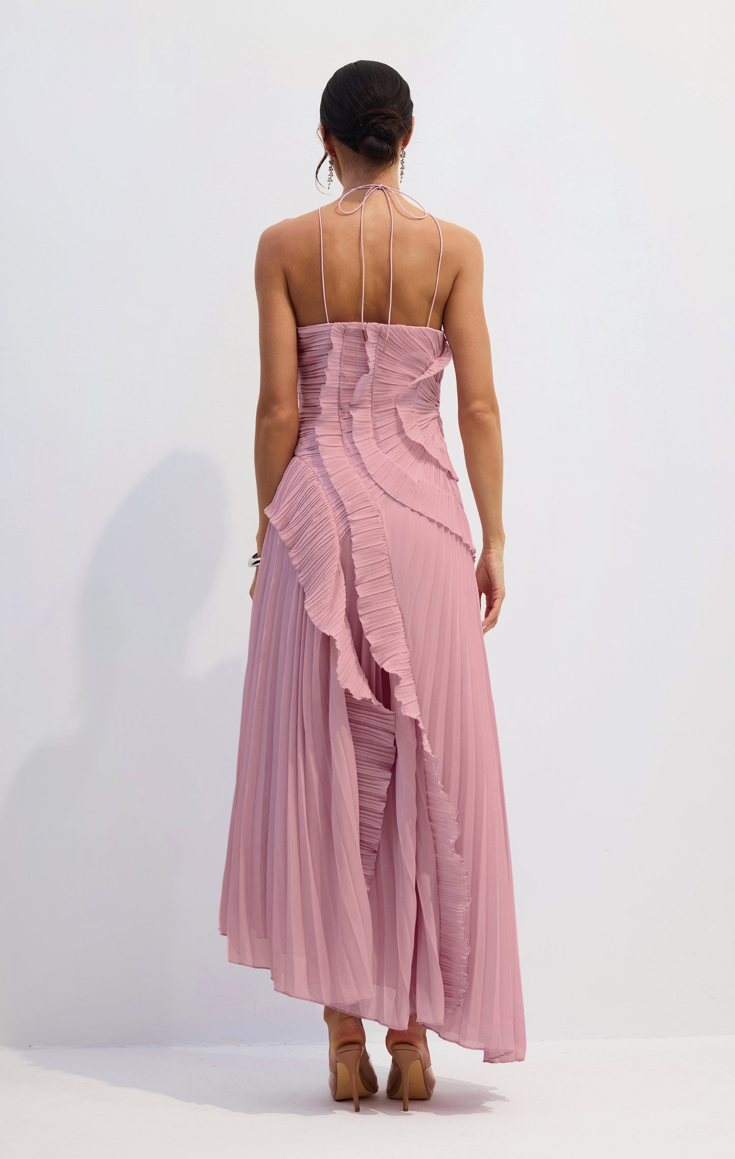 Breeze Ruffled Pleated - Pink