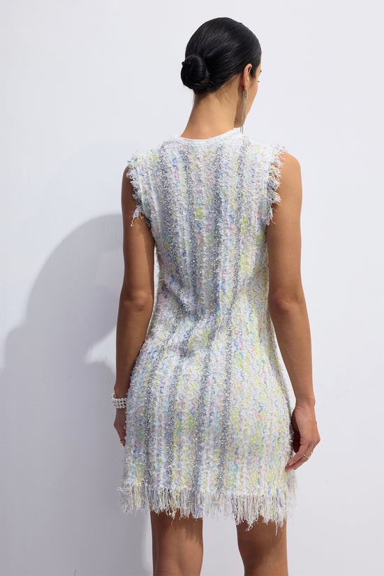 Yolanda Sleeveless Fringe Mini Dress