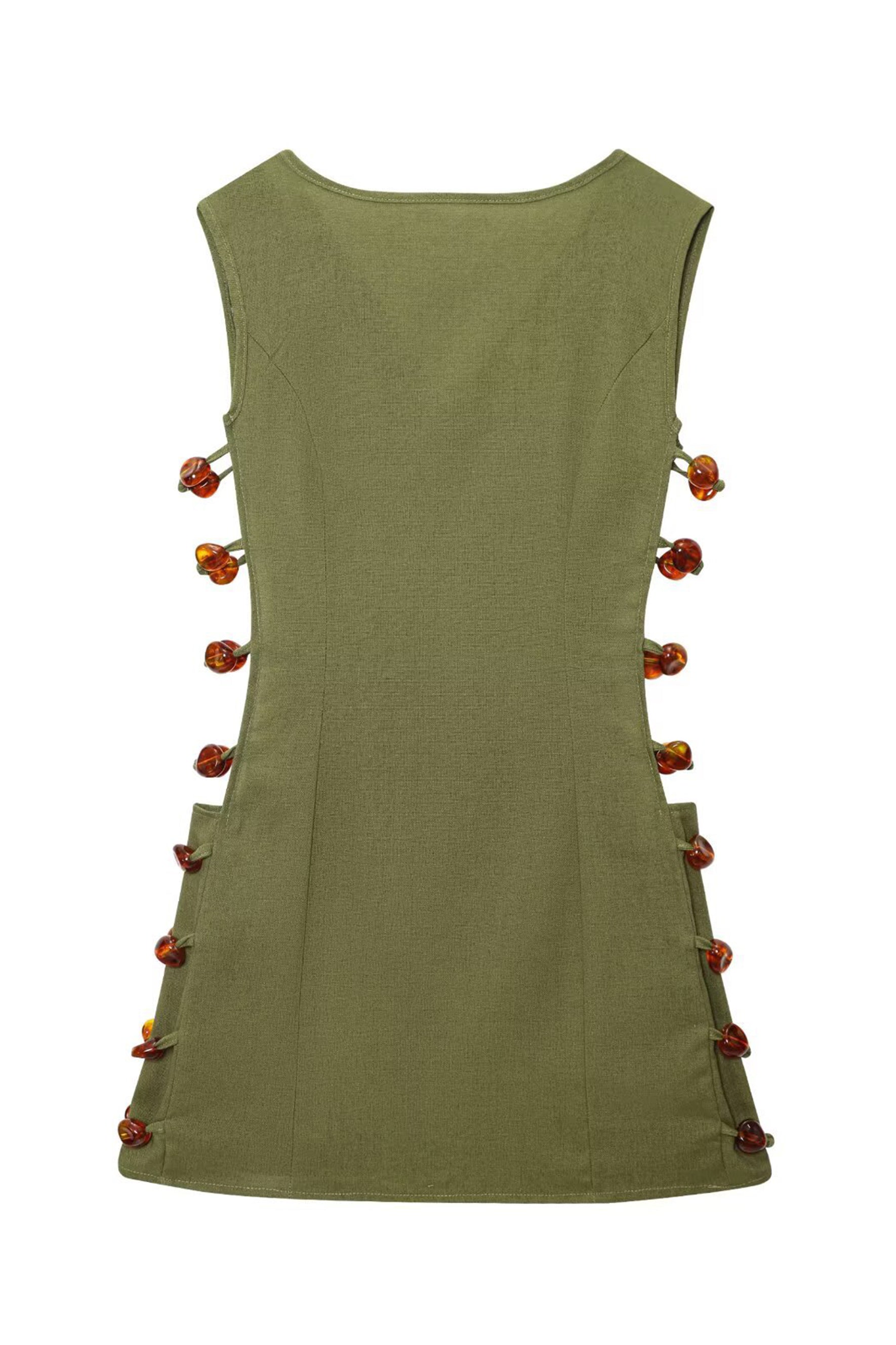 Riva Sleeveless Side Cutout Mini Dress