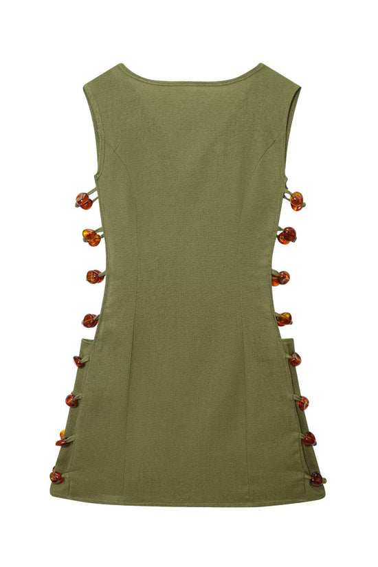 Riva Sleeveless Side Cutout Mini Dress