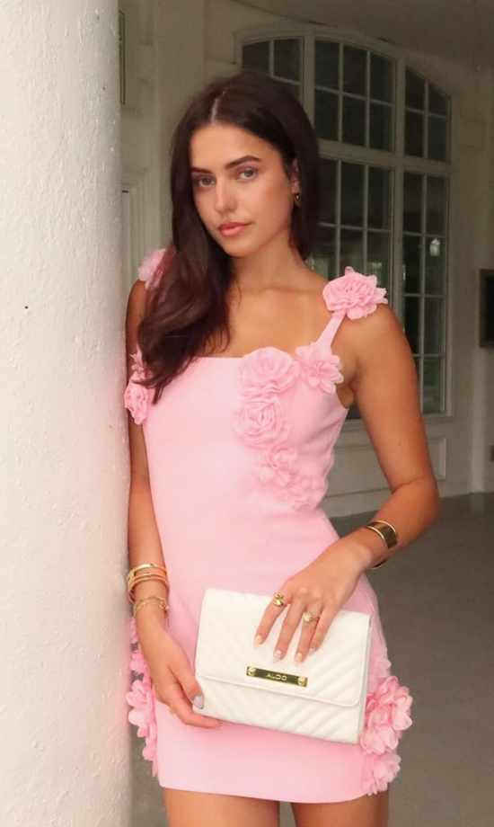 Kaya  Pink Mini Dress