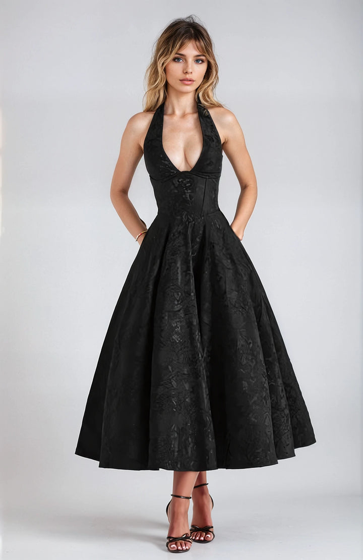 Dream Midi Dress - Black