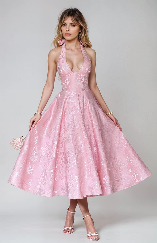 Dream Midi Dress - Pink