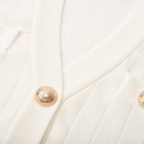 Serio Ludere-button detailing knitted top & skirt matching set - itsy, it‘s different